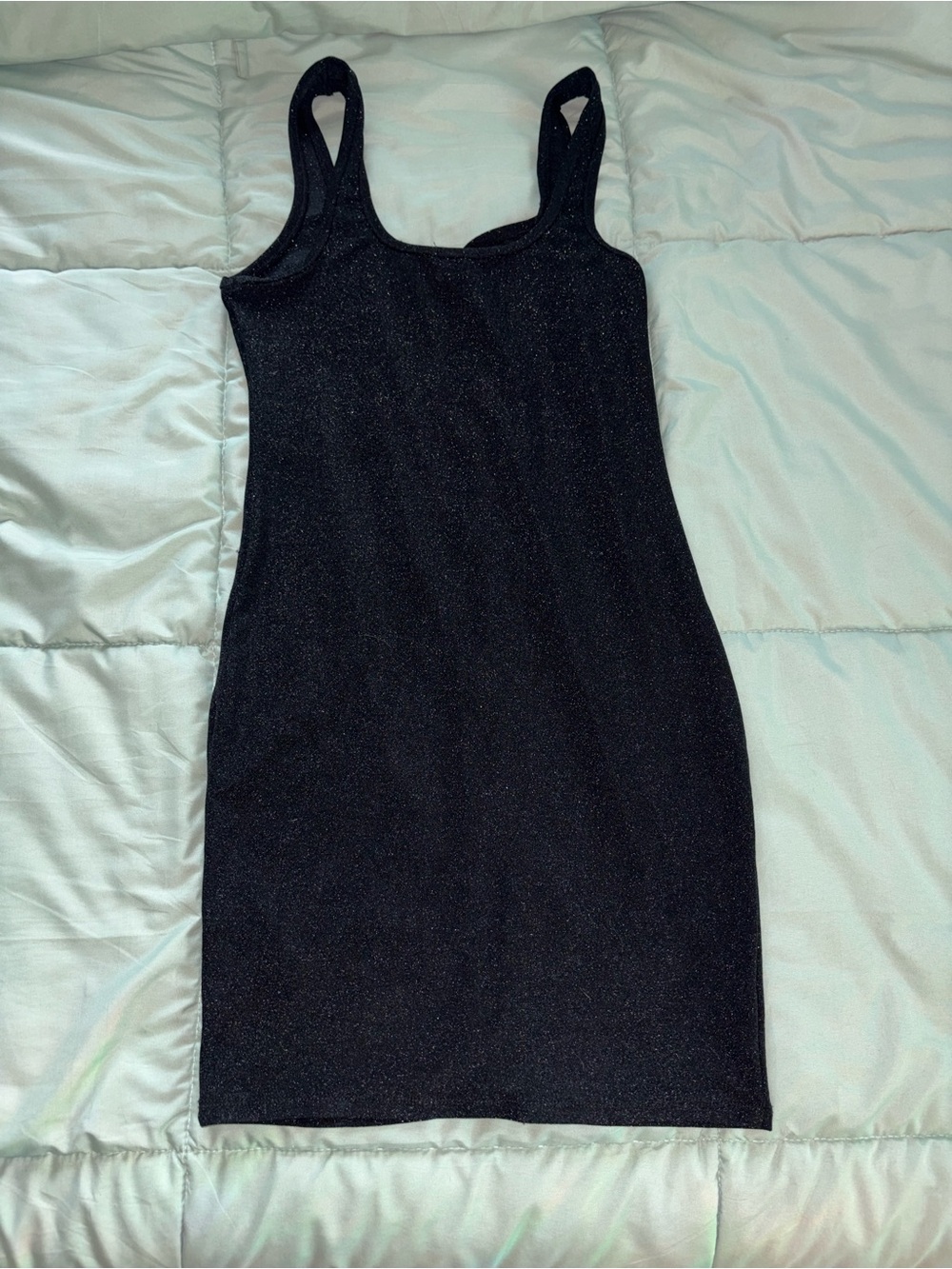 Black Sparkle Mini Dress - Picture 3 of 3